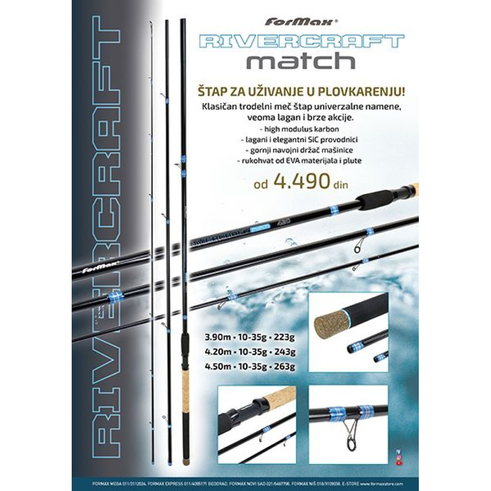 LANSETA RIVERCRAFT MATCH 4.50M 10-35G 