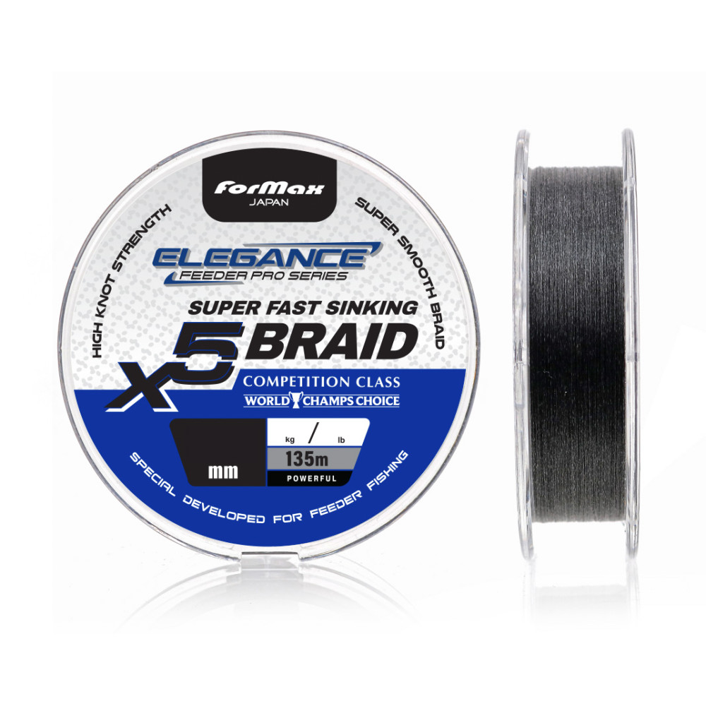 FIR FAST SINKING BRAID BLACK 135m 0.10mm 