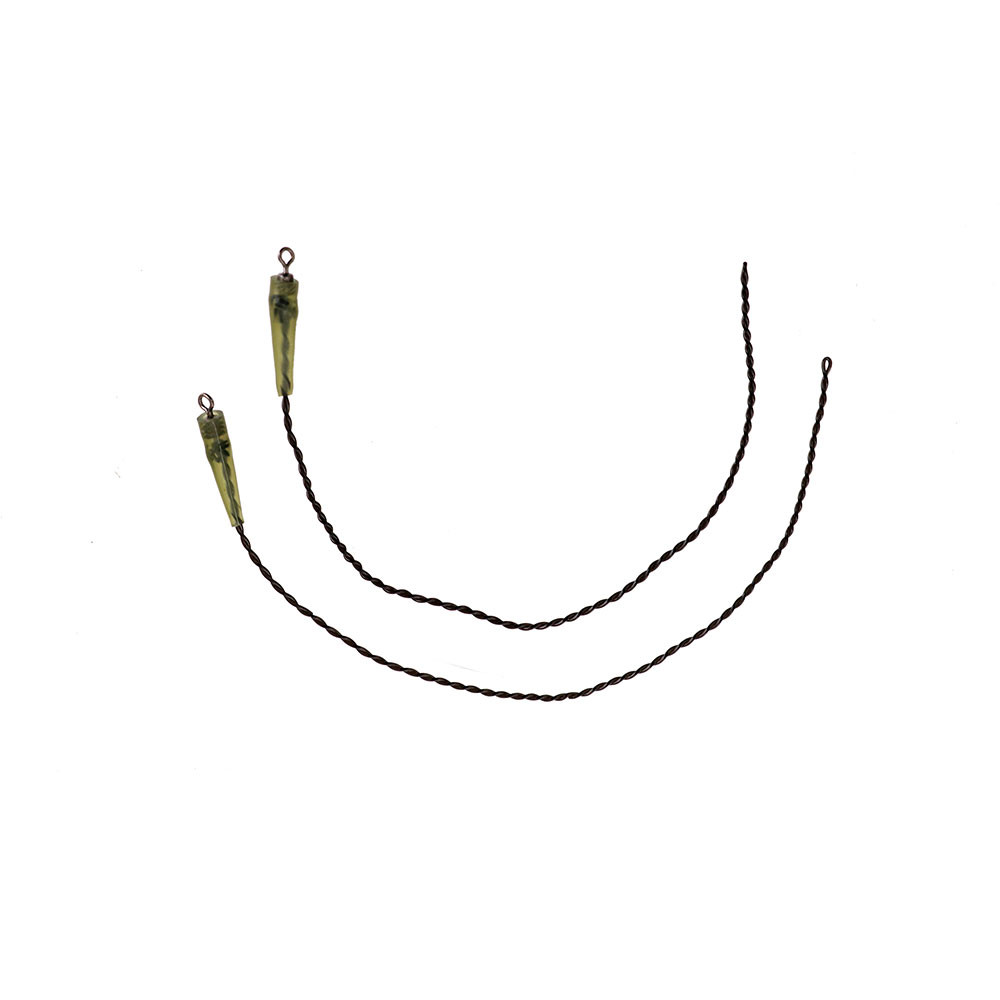 MONTURA CU ELASTIC SI AGRAFA DUBLA 0.8MM - 12CM -2 BUC 