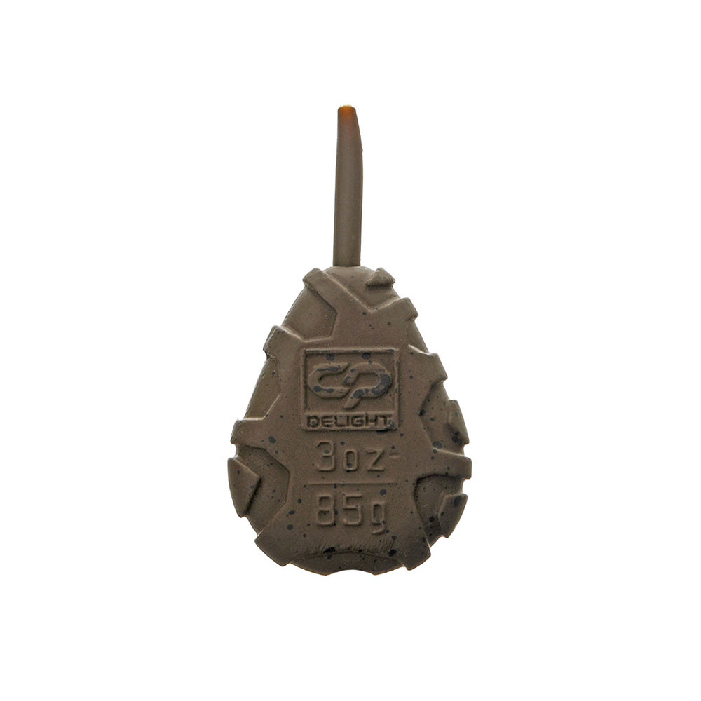 DELIGHT PLUMB IN-LINE FLAT PEAR LEAD 3.0OZ/85G 