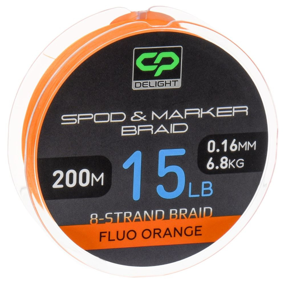 FIR DELIGTH SPOD & MARKER BRAID X8 FLUO ORANGE x8 0.18 mm 18 lb 200m 