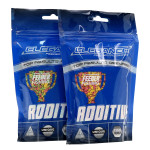 PESMET ENGLEZESC - CARAMEL ROSU&GALBEN 