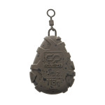 DELIGHT PLUMB FLAT PEAR SWIVEL LEAD 4.0OZ/113G 