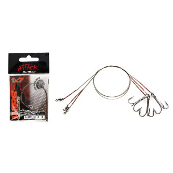 ATTACK STRUNA 1X7 CU ANCORA NR. 6 - 8kg 25cm - 3BUC. 