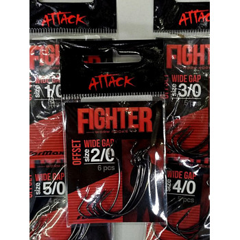 ATTACK WORM OFFSET WIDE GAP 5/0 - 4 BUC. 