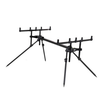 ROD POD D-CARP 3/4 LANSETE 4 PICIOARE  NEGRU ALUMINIU 