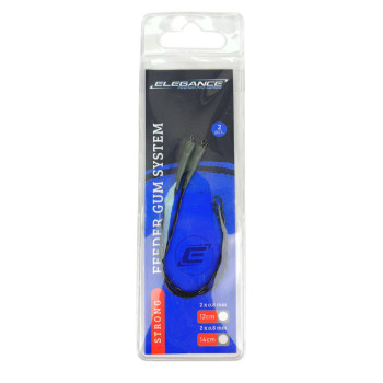 MONTURA CU ELASTIC SI AGRAFA DUBLA 0.8MM - 12CM -2 BUC 