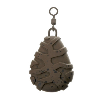 DELIGHT PLUMB FLAT PEAR SWIVEL LEAD 3.0OZ/85G 