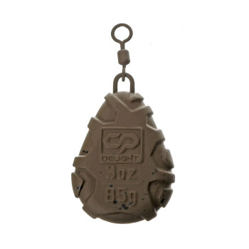 DELIGHT PLUMB FLAT PEAR SWIVEL LEAD 3.0OZ/85G 