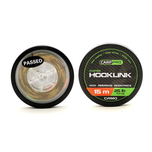 FIR SOFT COATED HOOKLINK CAMO 15m 15 Lb 