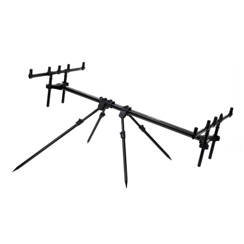 ROD POD D-CARP 3/4 LANSETE 4 PICIOARE  NEGRU ALUMINIU 