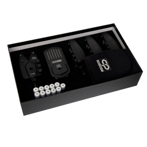 SET AVERTIZORI DELIGHT BITE ALARM 3+1 Multicolor + husa neopren 