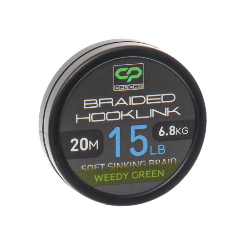 FIR DELIGTH HOOK LINK WEEDY GREEN SOFT SINKING 20m 15lb 