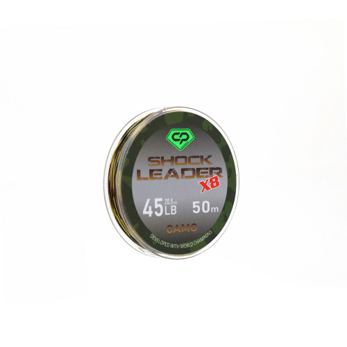 FIR DIAMOND SHOCK LEADER 8x CAMO 50m 45lb 
