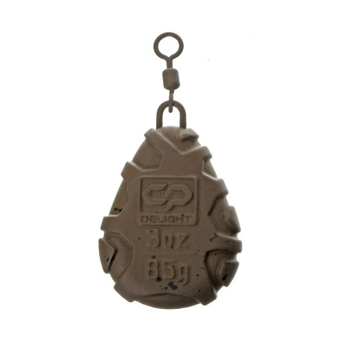 DELIGHT PLUMB FLAT PEAR SWIVEL LEAD 3.0OZ/85G 