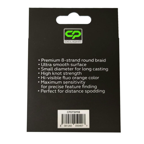 FIR DELIGTH SPOD & MARKER BRAID X8 FLUO ORANGE x8 0.18 mm 18 lb 200m 